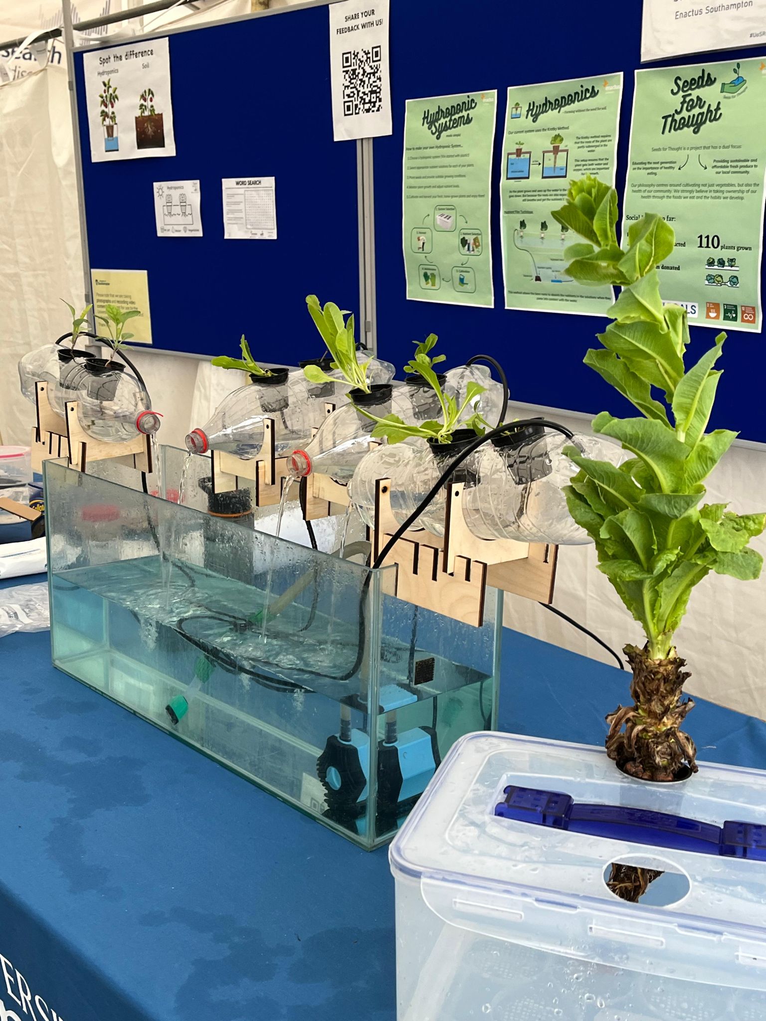 Hydroponic kit detail